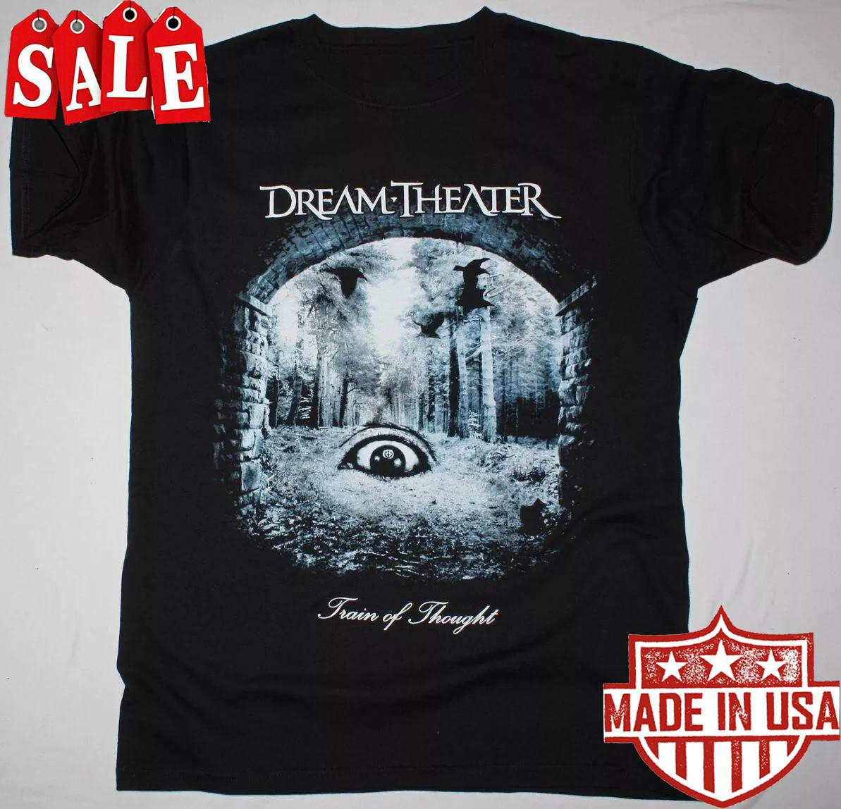 

DREAM THEATER TRAIN OF THOUGHT BLACK Cotton Black Unisex S5XL TShirt S
