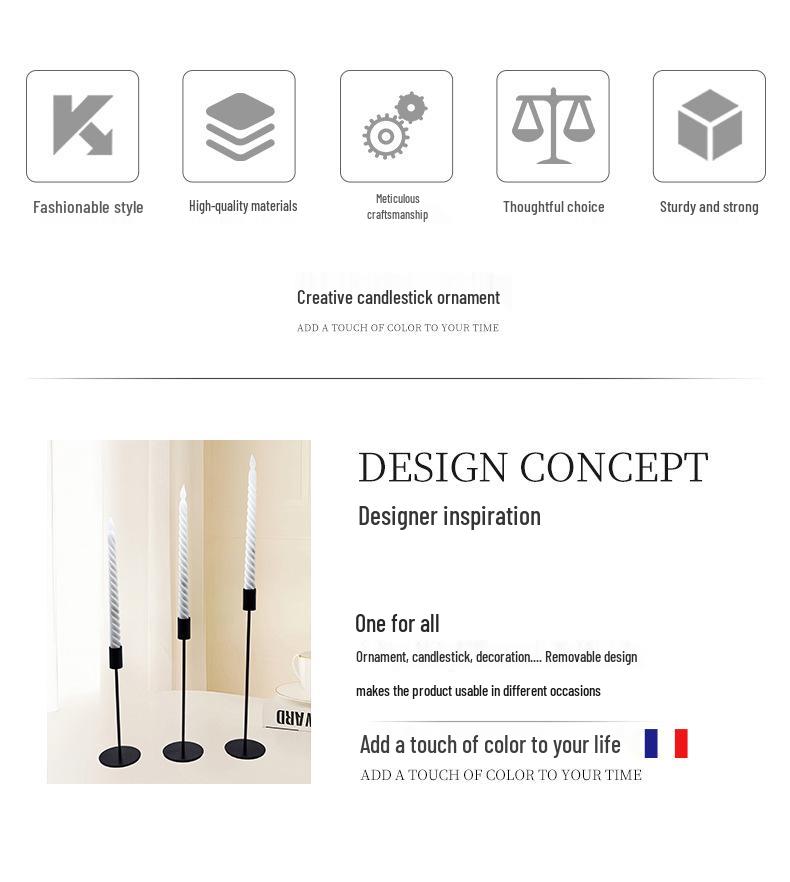 Silver European Candle Cup Ornament for Romantic Wedding and Home Decoration.