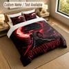 3Pcs Bedding Set Custom Name Text, 1 Sheet 2 Pillowcases Home Bed DecorBleach Anime