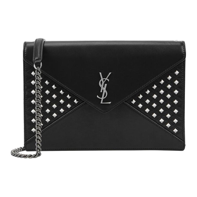 

Saint Laurent Classic Logo Leather Envelope Crossbody Shoulder Bag Women Bags Black 668864-AAADS-1000 Basic Set (Bag+Dust Bag)
