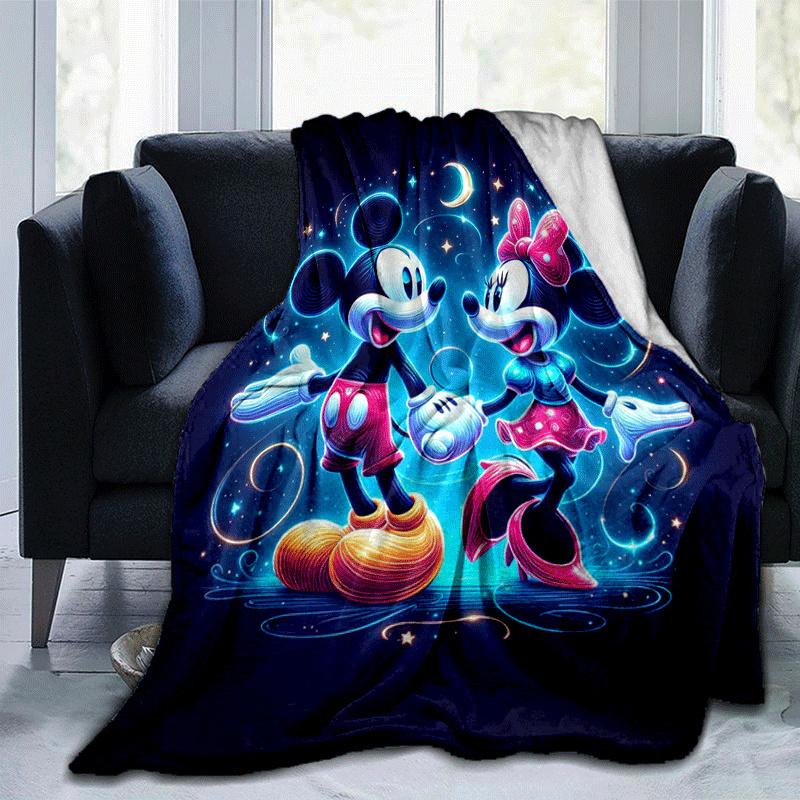 

1pc Mickey Mouse Printing Blanket - Soft, All-Season Throw for Living Room, Bedroom,Travel 80cmx120cm(31inx47in)