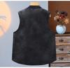Women's Retro Stand Collar Frog Button Embroidered Vest - Spring 24 Ethnic Style