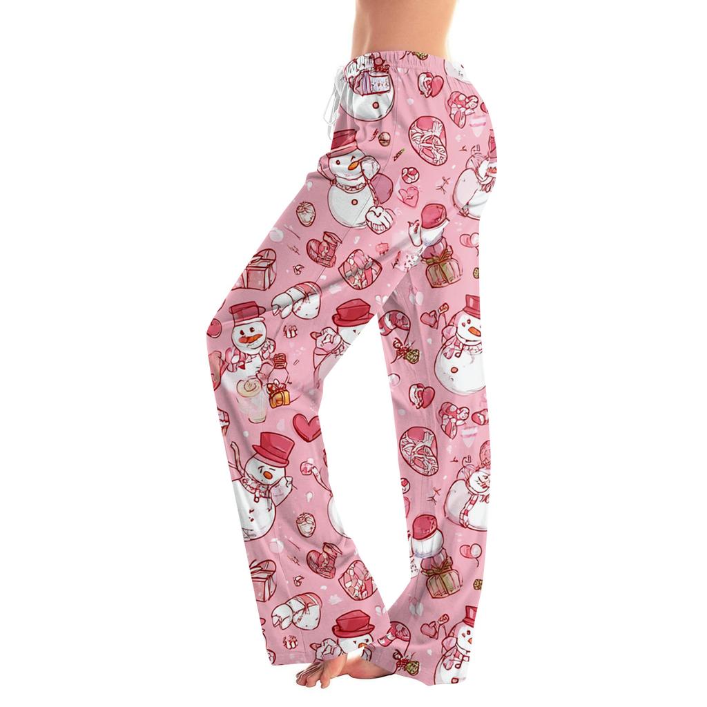 Women's Fashion Loose Casual  Printed Casual Pants