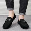 Fashion Size 37-46 Breathable Suede Leather Loafers Men Hot Sale Flat Men's Shoes Classic Driving Shoes Fashion Casual Summer Moccasins