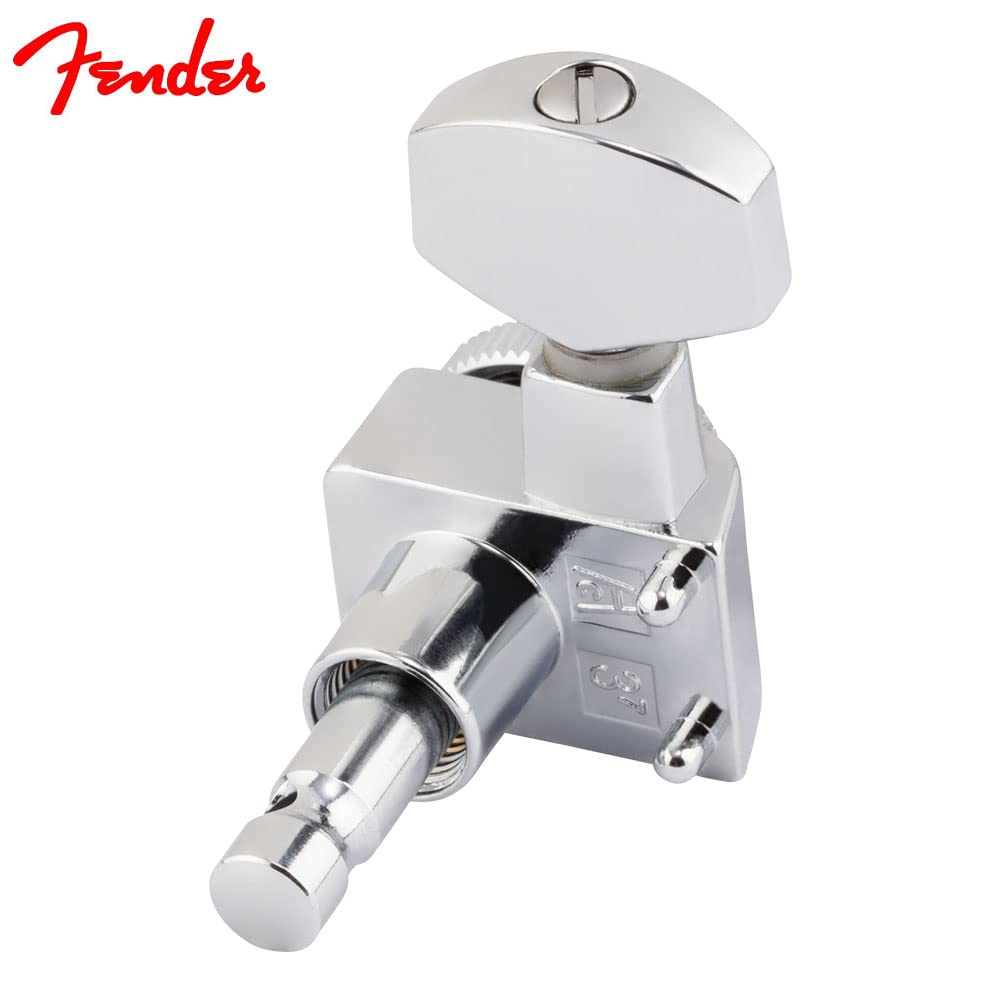 Fender Locking StratocasterTelecaster Tuning Machines (Polished Chrome) (6)