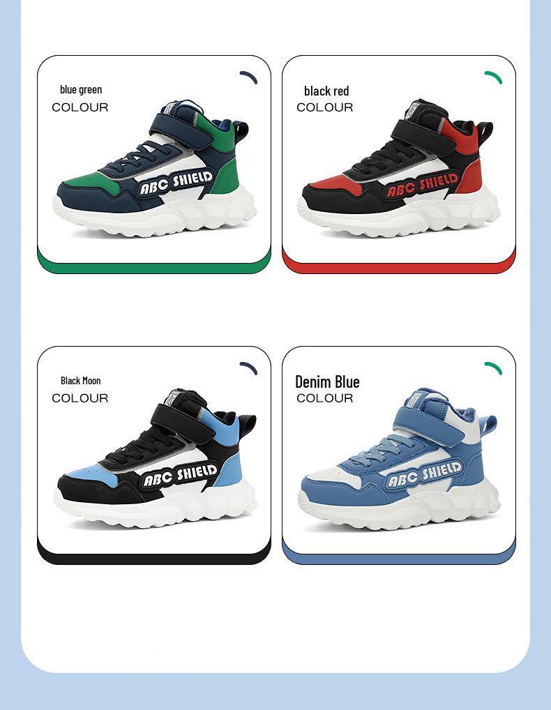 Jungen Winterschuhe 2025 - Rutschfeste Samt-Laufschuhe - Weiche, Warme Sportsneaker