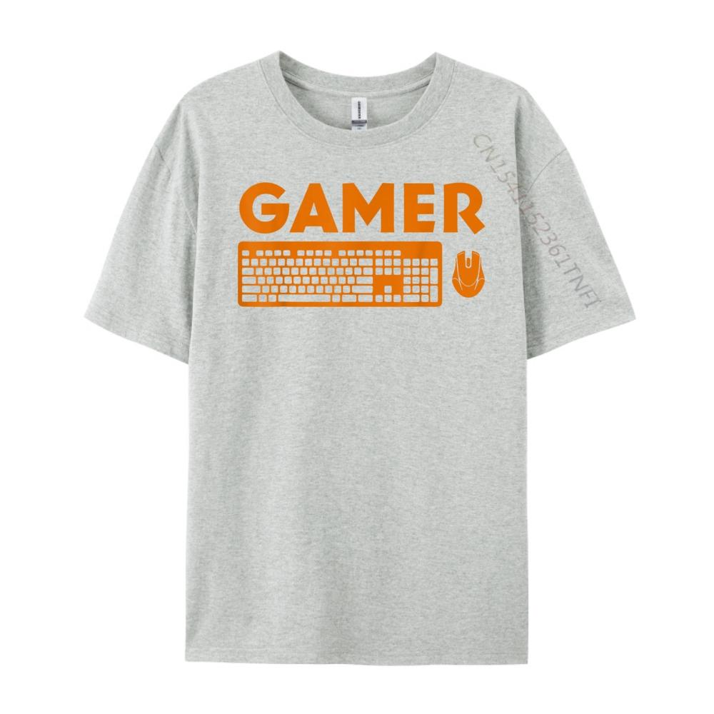 Funny Pc Gamer Keyboard Video Computer Gaming Lovers Outfit Men Graphic Tees Luxury Brand Outdoor Oversize T-shirt