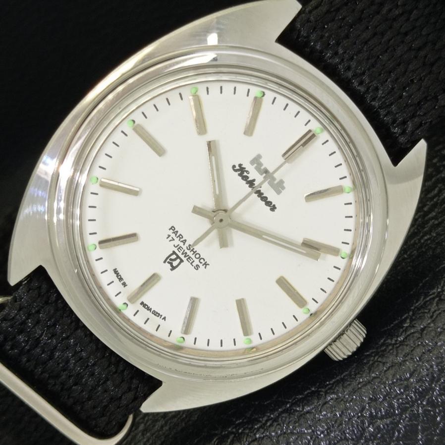 

HMT AUTHENTIC INDIAN MENS MANUAL WINDING WHITE DIAL WRIST WATCH a426483-2 RL-a426483