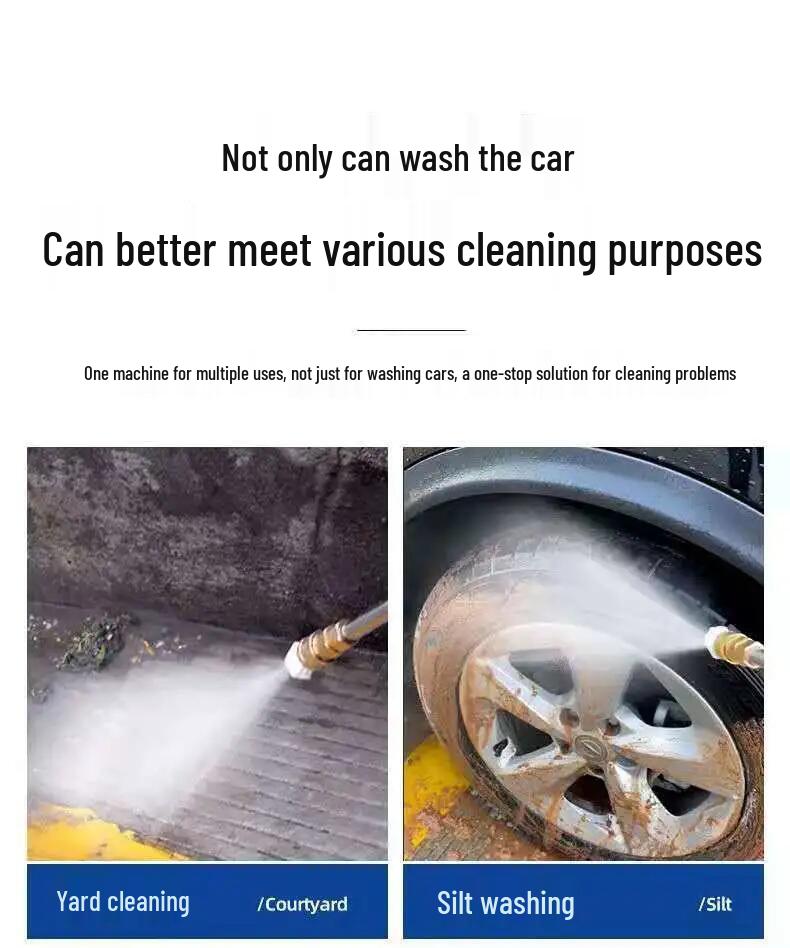 Cordless High-Pressure Adjustable Car Wash & Garden Watering Gun with Lithium Battery.