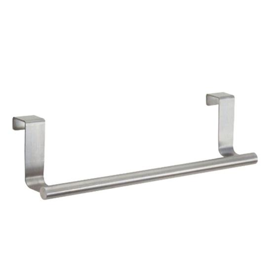 Stainless Steel Cabinet Hanger Over Door Drawer Hook Kitchen Towel Holder 36cm