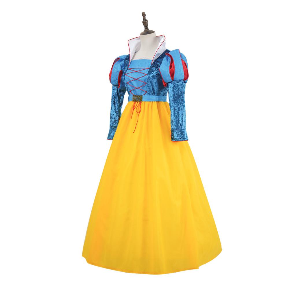 Snow White Real Movie Costume For Girls Halloween Cosplay Fantasy Role Play