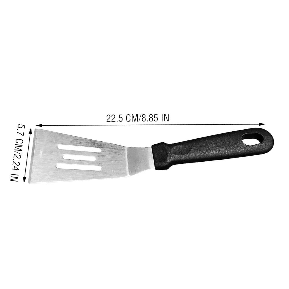 2pcs Stainless Steel Brownie Spatula Set For Cake Pancake Pie Flipping And Serving With Slotted And Solid Options