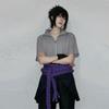 Anime Uchiha Sasuke Cosplay Kostým top kalhoty pásek Cos Konvent dárek pro dospělé Unisex verze