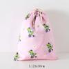 Women Girls Jewelry Lipstick Cosmetic Tote Rope Pouch String Bag Cute Small Large Coin Purse Key Earphone Drawstring Storage Bag