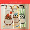 Canvas Cartoon Waterresistant Chef Apron With Sleeves For Home Cooking And Kitchen Use
