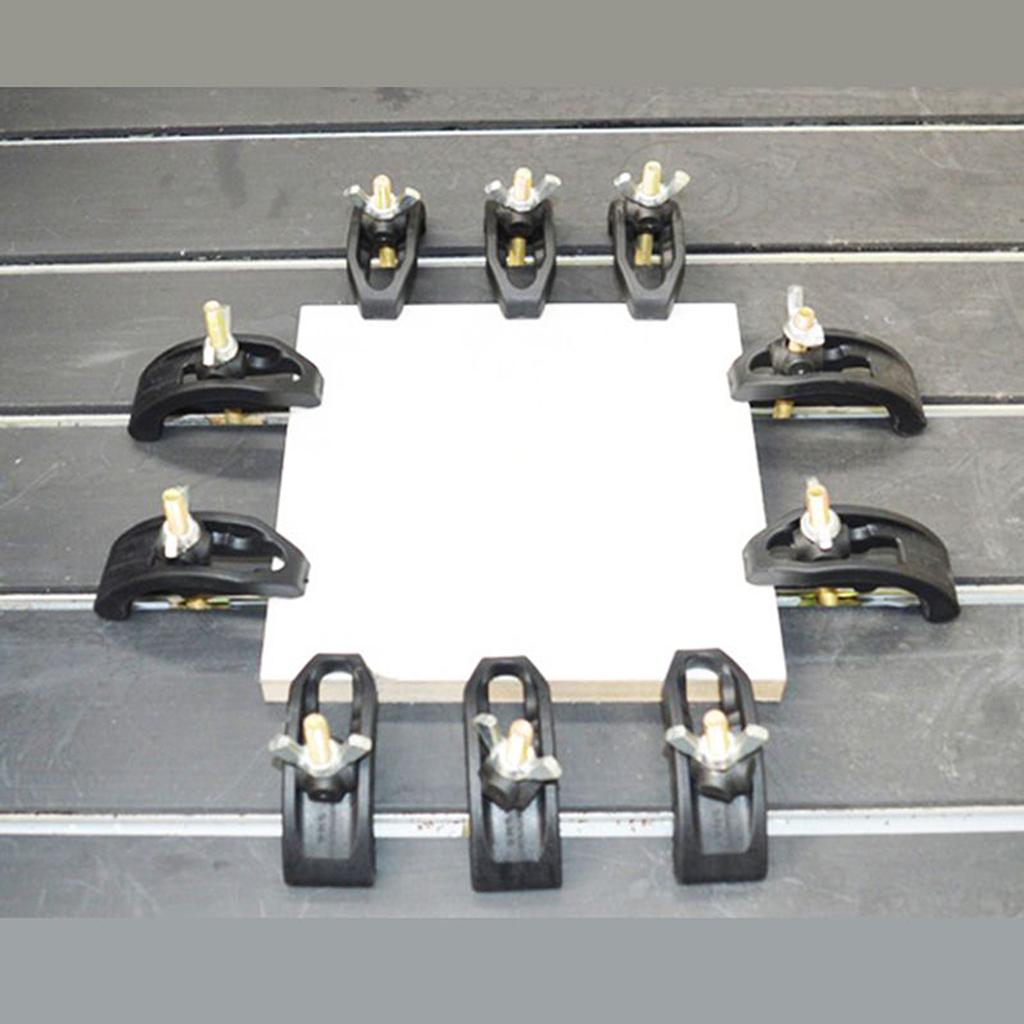 Replacement Part for M.C 85mm Bow Plate Set CNC Engraving Machine Parts Pressure Plate Clamp Repair Fixture for T-slot