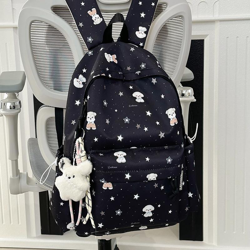 Schoolbag female ins wind Japanese new high value fresh and sweet junior high school lightweight travel large capacity backpack