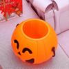 4-Pack Pumpkin Candy Buckets for Kids, Halloween Candy Buckets, Kids Trick or Treat Buckets