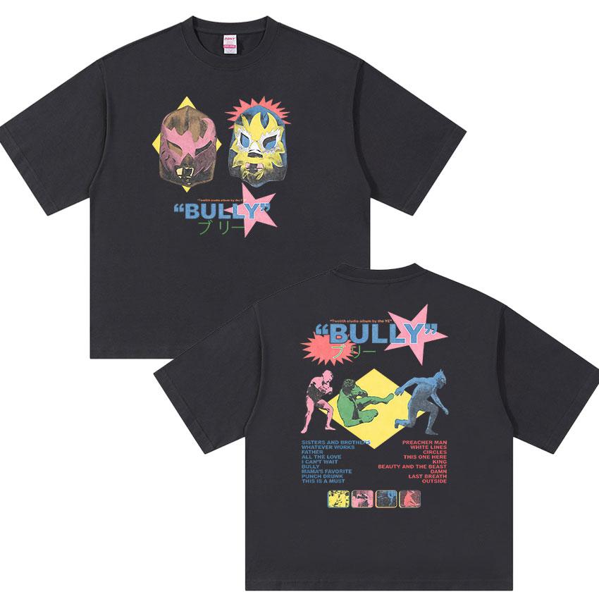 

Kanye West Bully Tour Album 2026 Merch Tshirts UNISEX Vintage High Quality Cotton Y2K Tshirt Hip Hop Short Sleeve Top Streetwear 4XL