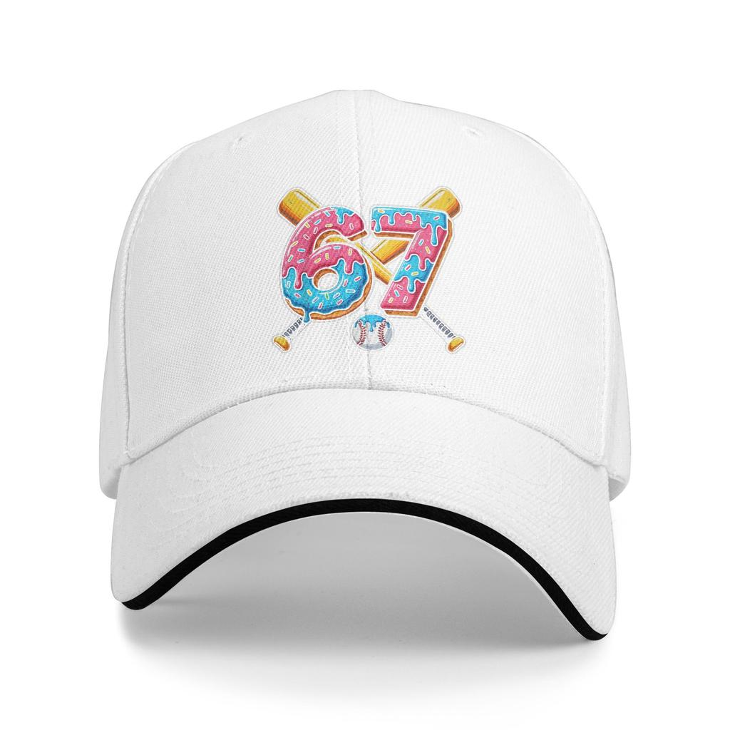 6 7 Drip Gelato Baseball Meme Giocatore 67° Compleanno Berretto da Baseball Sport all'Aperto Dropshipping Cappellino Trucker Uomo Berretto Snapback