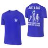 Just A Dad Who Always Came Back With The Milk Fathers Day Tshirt Unisexs Basic Pure Cotton Tshirts Summer O Neck Hip Hop Tees