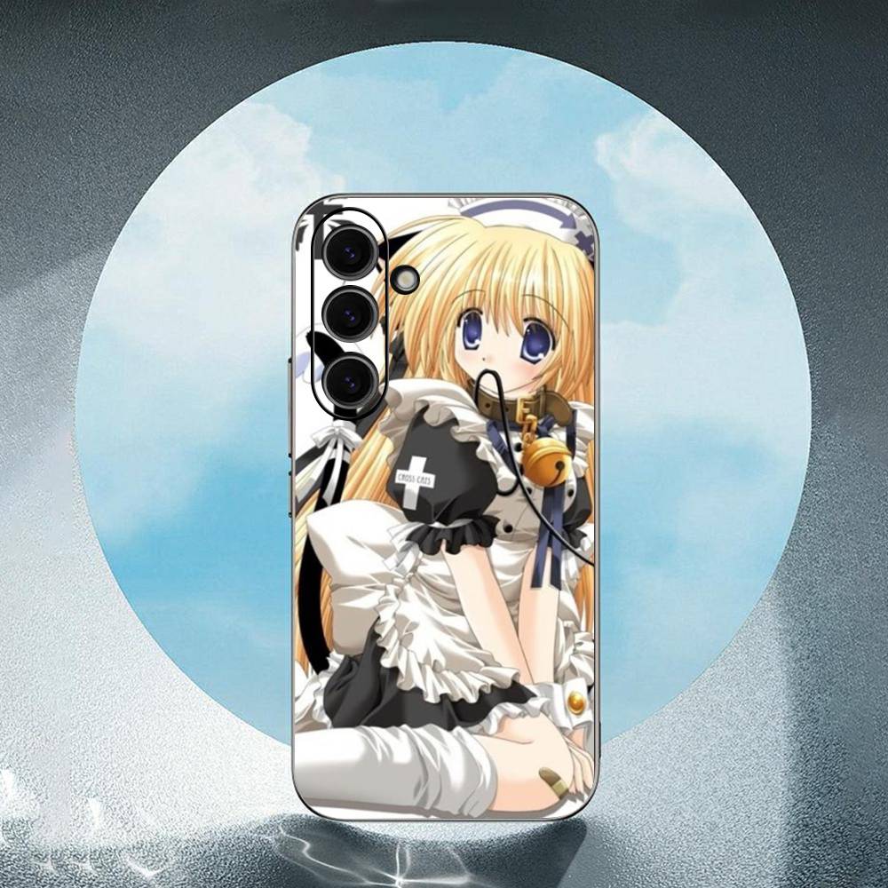 

Cute Girl Luxury Black Phone Case For Samsung Galaxy S23 S24 S25 Ultra S22 Plus S21 SamsungS25