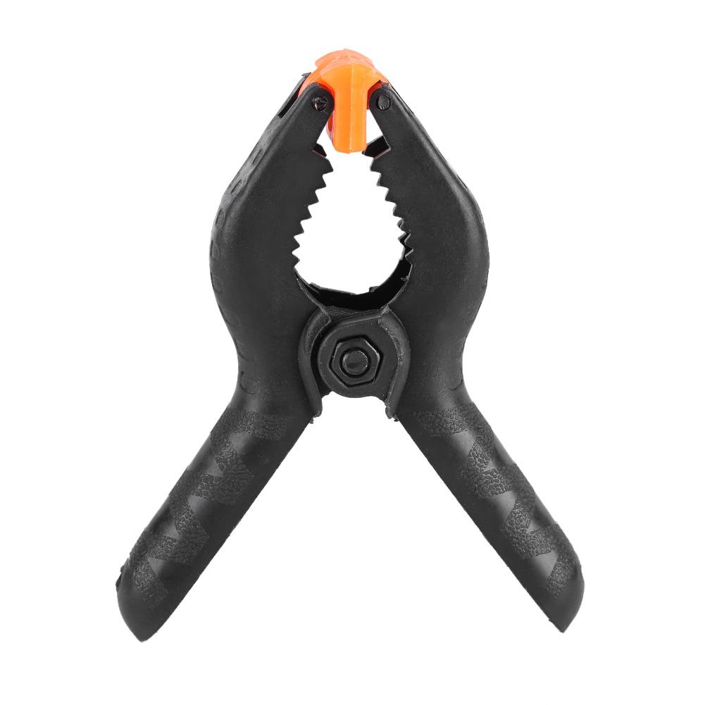 10pcs 4inch A Type Black Multifunctional Plastic Spring Clamp Clip DIY Woodworking Tool