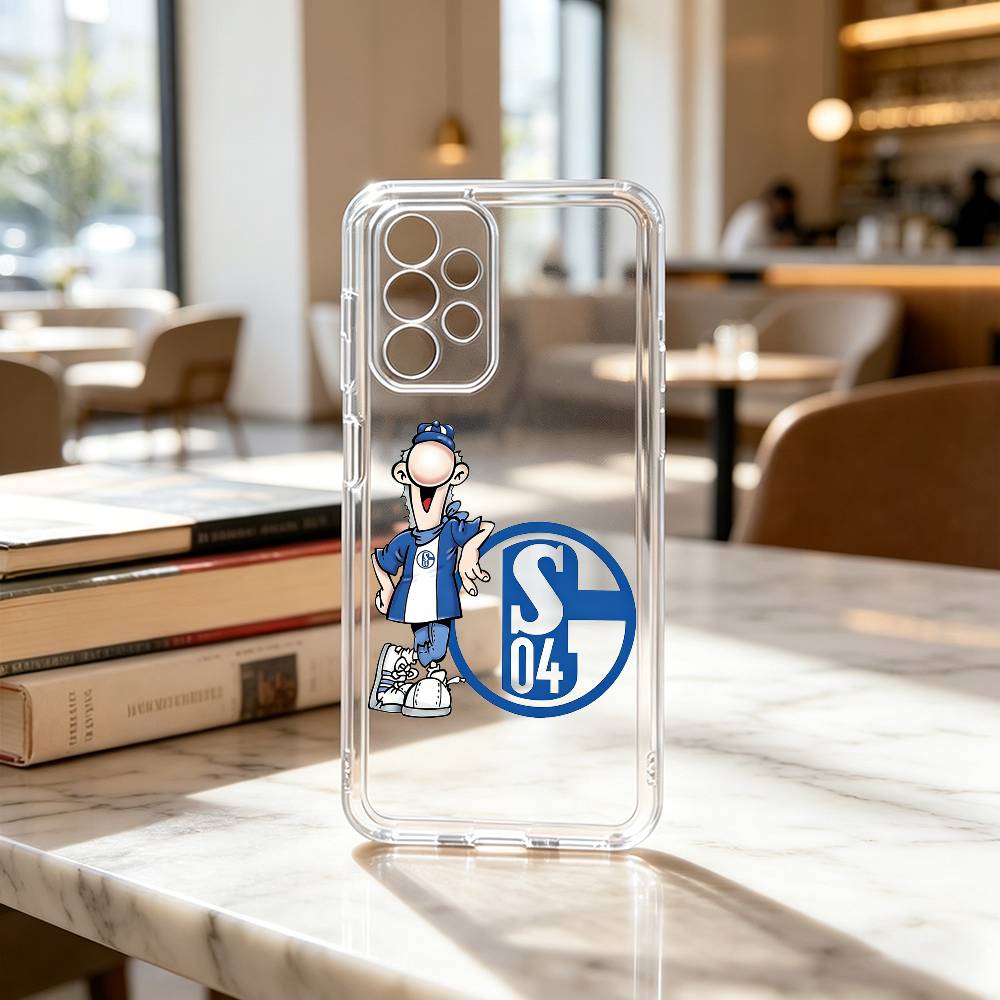 S-Schalke S04  Phone Case For Samsung S25,S24,S21,S22,S23,S30,Ultra,S20,Plus,Fe Transparent Cover
