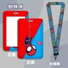 Anime Characters Card Holder Lanyard Keychain ID Credit Bus Card Cover Hang Rope Lariat Lanyard Key Rings Fans Gifts
