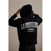 H M ReLaxed Fit Zip Up Hoodie BLack La Privileges