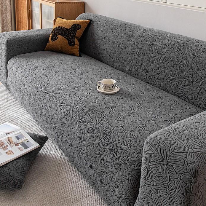 New Simple One Piece Elastic Sofa Cover  All Inclusive Universal Cover  Suitable for All Seasons  Anti Cat Scratch Sofa Cover Fabric