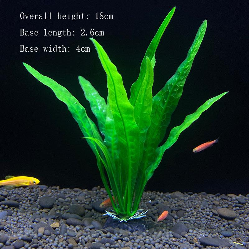 Künstliche Unterwasser-Pflanzen aus Kunststoff für Aquarien, Aquarien, gefälschte Sträucher, grünes Wasser, Gras, Betrachtungssimulation, Dekoration