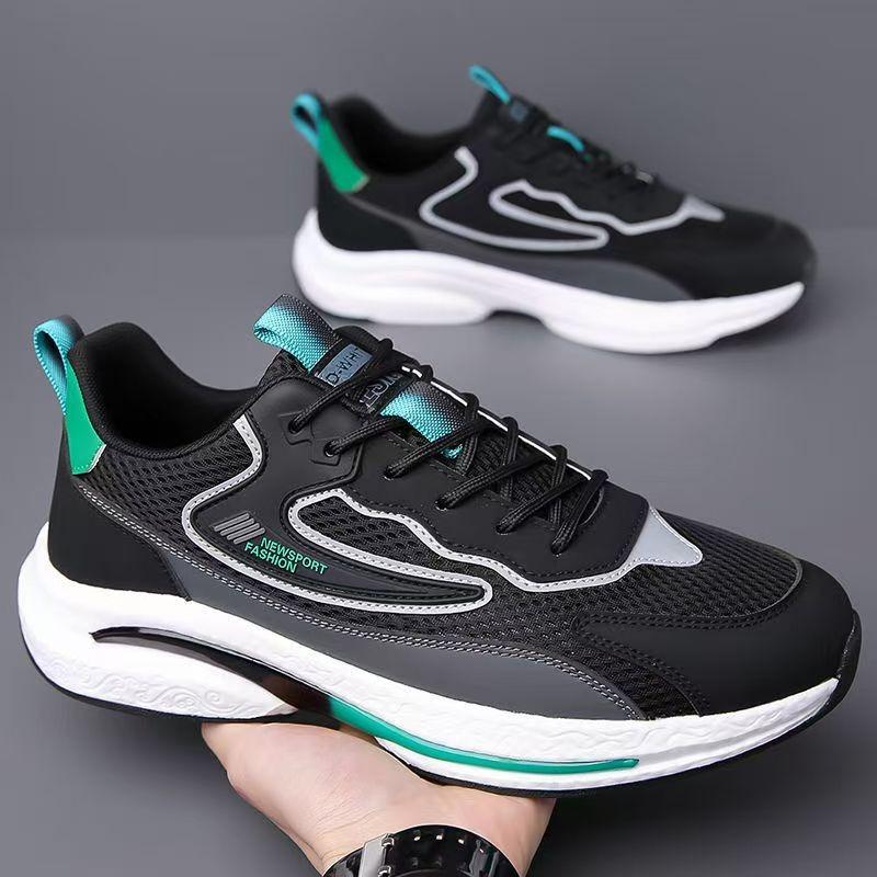 Men's sports single shoes breathable casual shoes mesh deodorant shoes men's soft-soled versatile running shoes spring and summer new