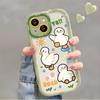 Hülle Für Realme C67 C65 C63 C61 C55 C53 C51 C35 C33 C30S C25Y C21Y C20 12 Pro Plus Hülle Niedliche fette Ente Katze Blume