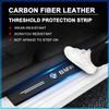 For BMW E34 E46 E39 E38 E90 E60 E36 F30 F30 F10 E92 E38 E91 G30 G38 M3 M5 4Pcs Carbon Fiber Car Door Sill Protection Sticker Anti-scratch Refit
