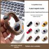 Universelles magnetisches Schnallenarmband für Apple, Huawei, Xiaomi Smartwatches - Plüsch, Atmungsaktiv, Mehrfarbige Optionen