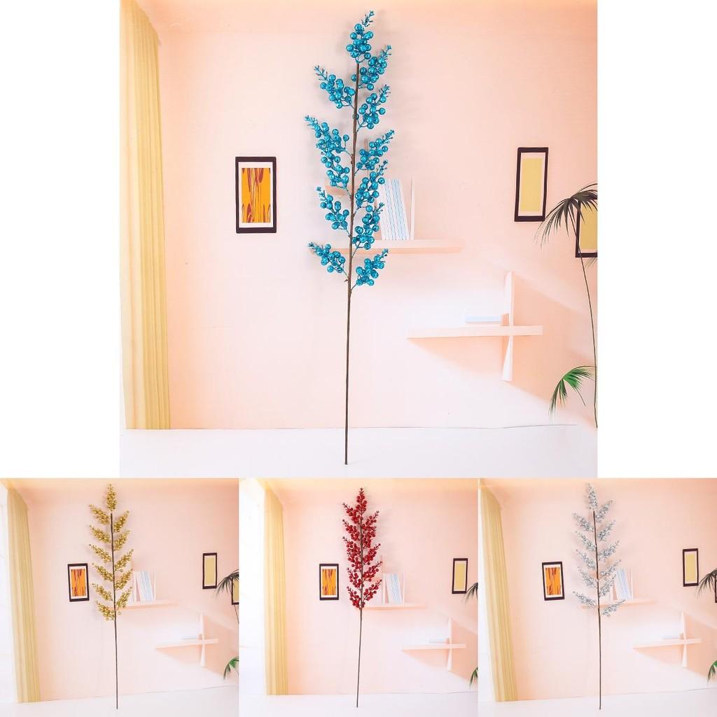 Christmas Berry Faux Flower Decoration With Plastic Material For Festive Home And Party Decor