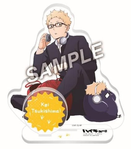 

Haikyuu Акриловый стенд Цукишима Кей Карасуно Играющий талисман Официальный мерч