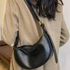 Große Kapazität Weiche Crossbody-Taschen für DamenLuxuriöse Handtaschen Einfarbige Umhängetaschen Damen Lässige Reise Hobo-Tasche Vintage Sac