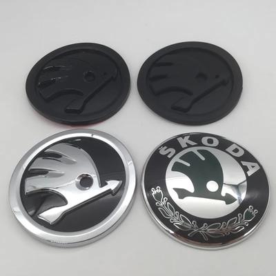 AEL1 1pcs 3D 90mm 80mm for Car Front Grille Head Hood Bonnet Emblem Rear Tail Bumper Trunk Sticker Badge Styling Accessories