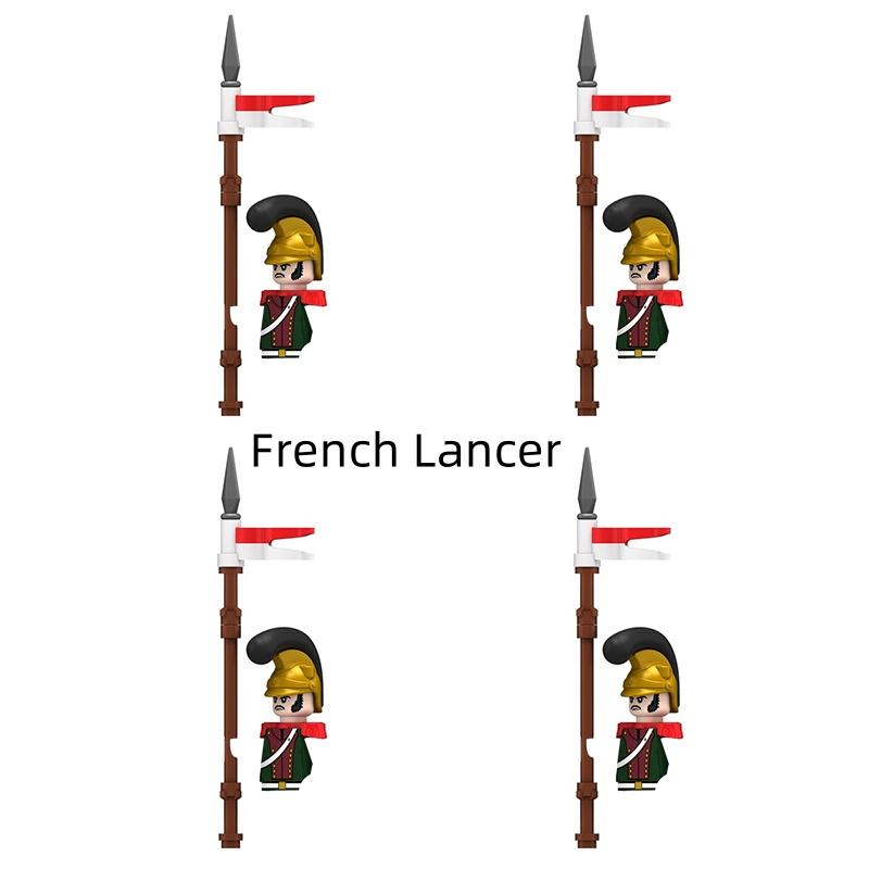 Napoleonische Kriege Militärsoldaten Bausteine WW2 Britisch Frankreich Füsiliere Gewehre Russisch Preußen Fußgarde Steine Kinderspielzeug