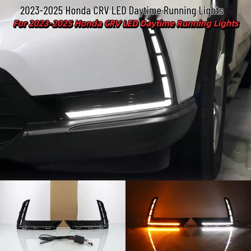 Compatible LED Daytime Running Lights for 2023-2025 Honda CRV Front Bumper Modification