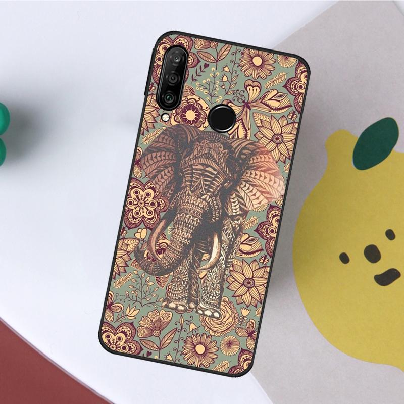 Elephant Mandala Aztec For Huawei Nova 5T 9 10 SE 7i 8i 11i 12i Y60 Y61 Y70 Y72 Y73 Y90 Y91 P20 P40 P30 Lite Case