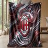 AC Milan Theme blanket Soft Flannel Blanket Plush Throw Blanket Cozy Sofa Bed Blanket for Home Decor