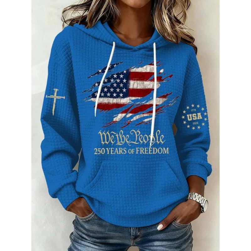 2026 Fall Womens Hooded Sweatshirt 3D Print Streetwear Casual Top