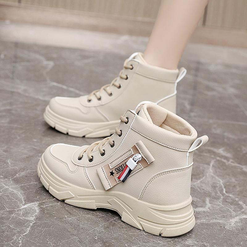 High-top new early autumn thick-bottomed mountaineering British style Martin boots sports niche short boots