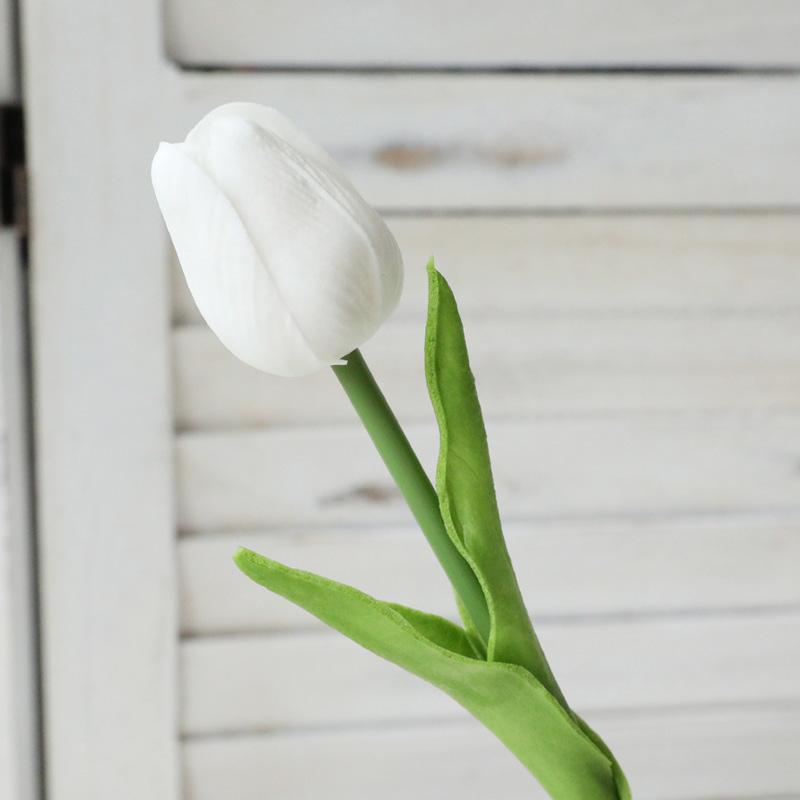10/5Pcs Artificial Tulips Flower Real Touch Fake Faux Pu Tulips Flower Arrangement Wedding Bouquet Mother'S Day Gift Home Decor