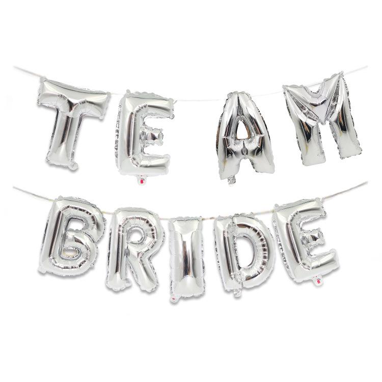 Rose Gold 'Bride to Be' Balloon Set for Wedding or Valentine's Day Party