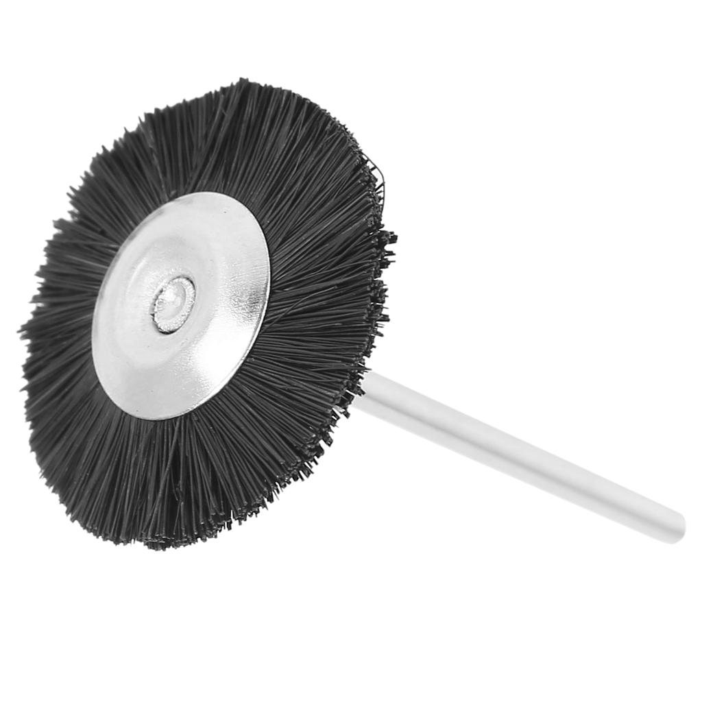 T shaped Nail Drill Bit Clning Brush Portable Nail Dust Brush Manicure Tool Accessory(White )