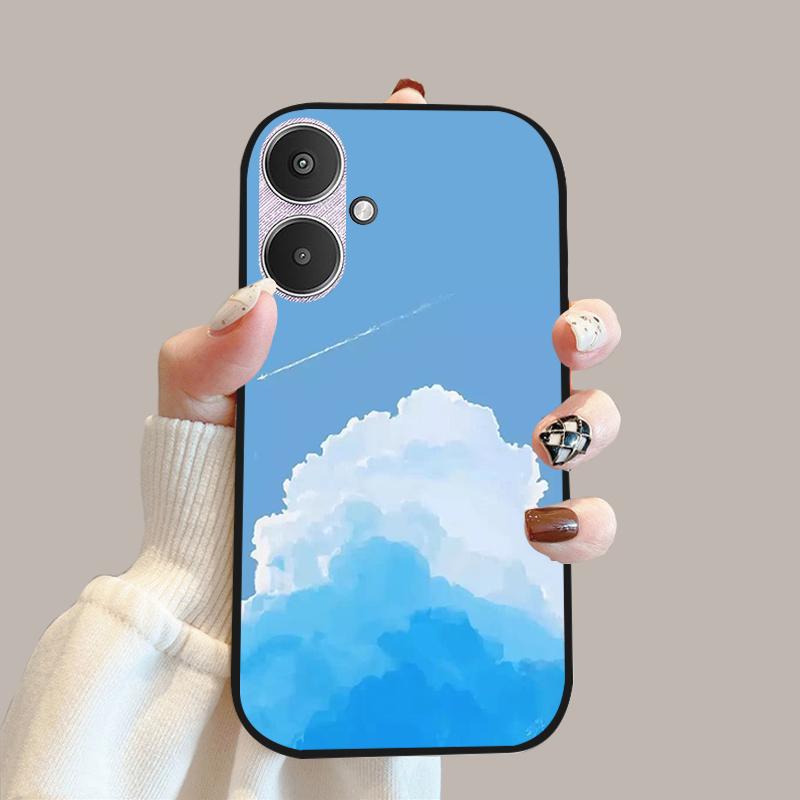 For Xiaomi Poco M6 5G Case 23128PC33I Silicone TPU Soft Phone Cover Cases For Redmi 13C 13R 5G Fashion Protective Fundas Shells